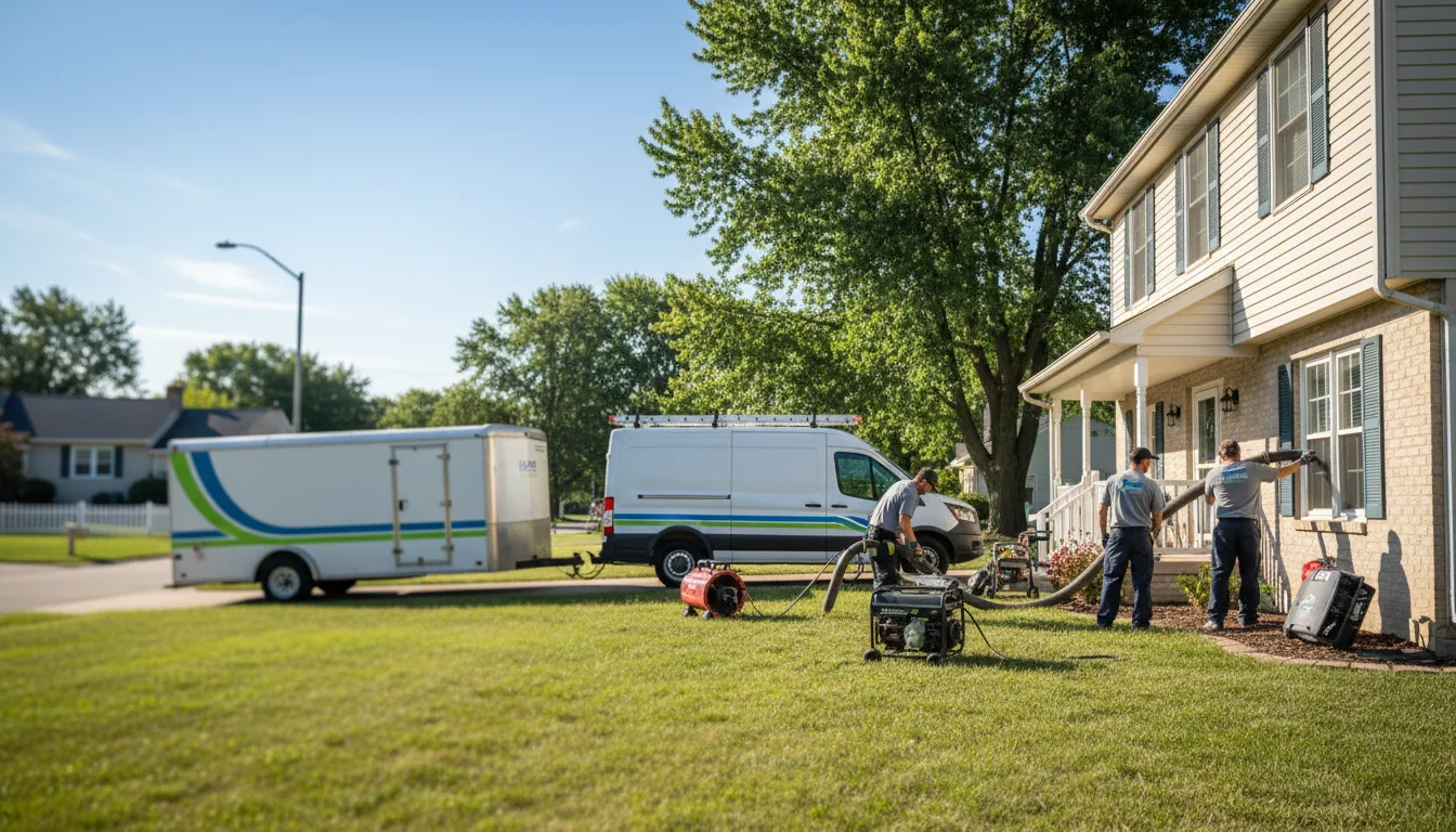 Flooded Basement Restoration And Cleanup With Repair in Valier, IL near me